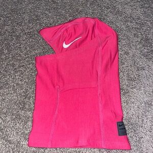 Ski mask pink with white Nike